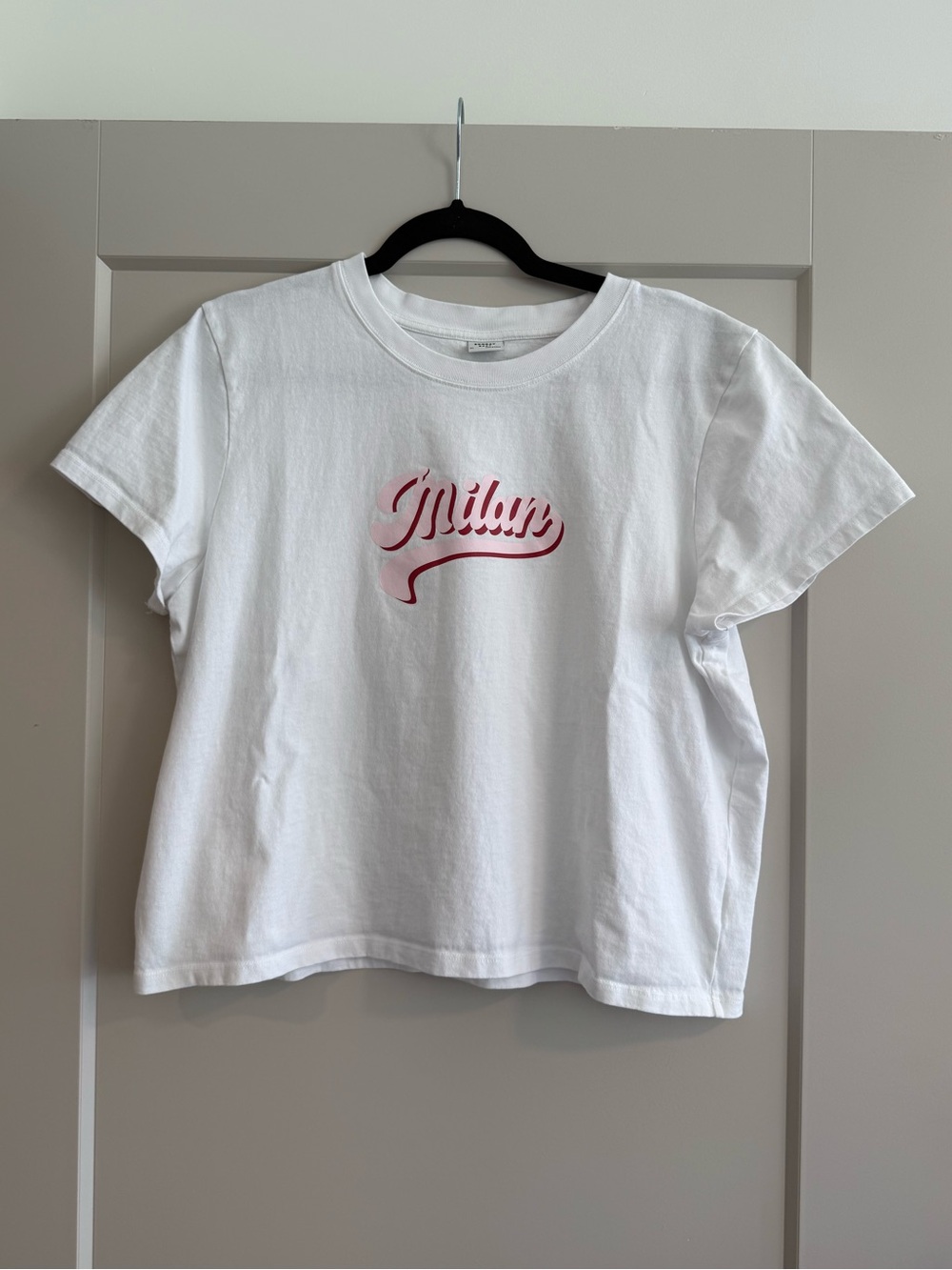 NWOT Aritzia Sunday Best Milan Graphic Tee, size XL